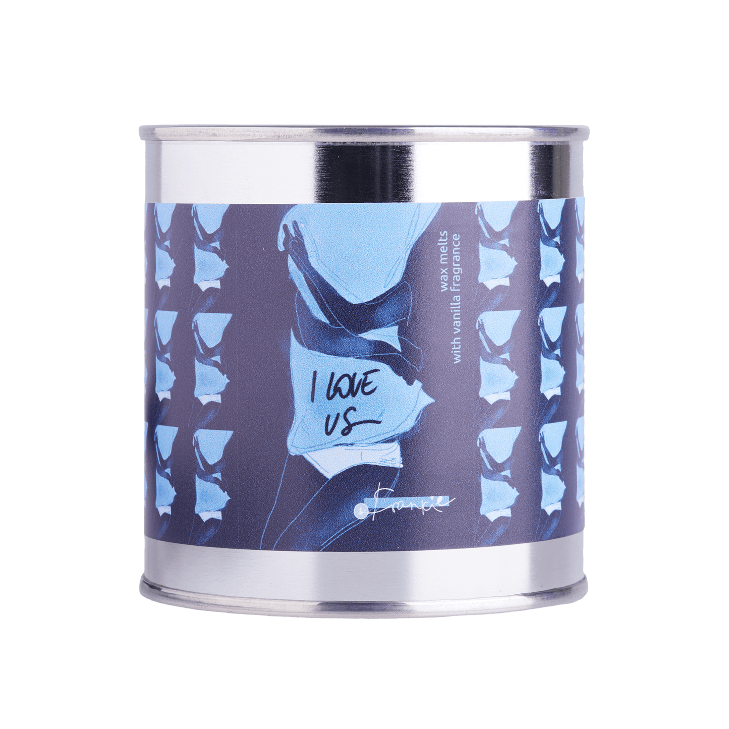"I love us" soy wax melts in a can