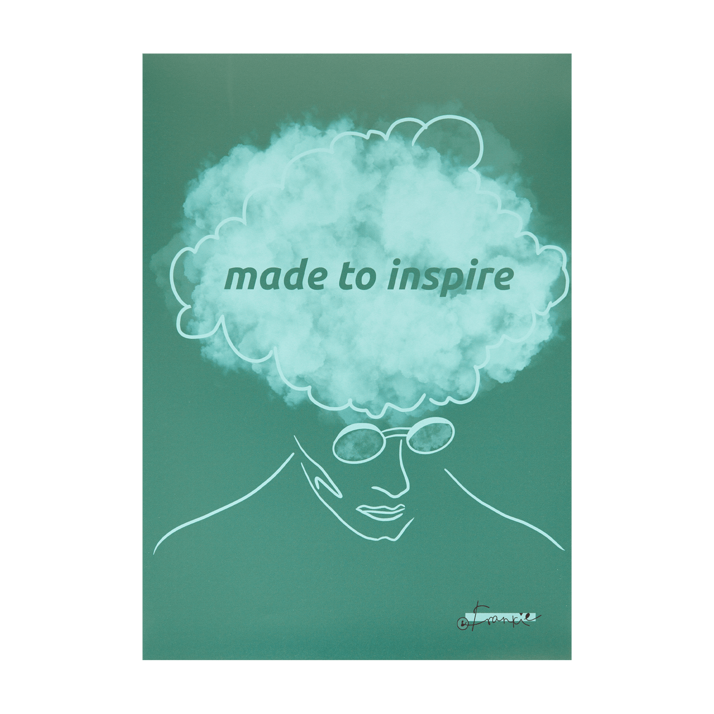 "Made to inspire" poster