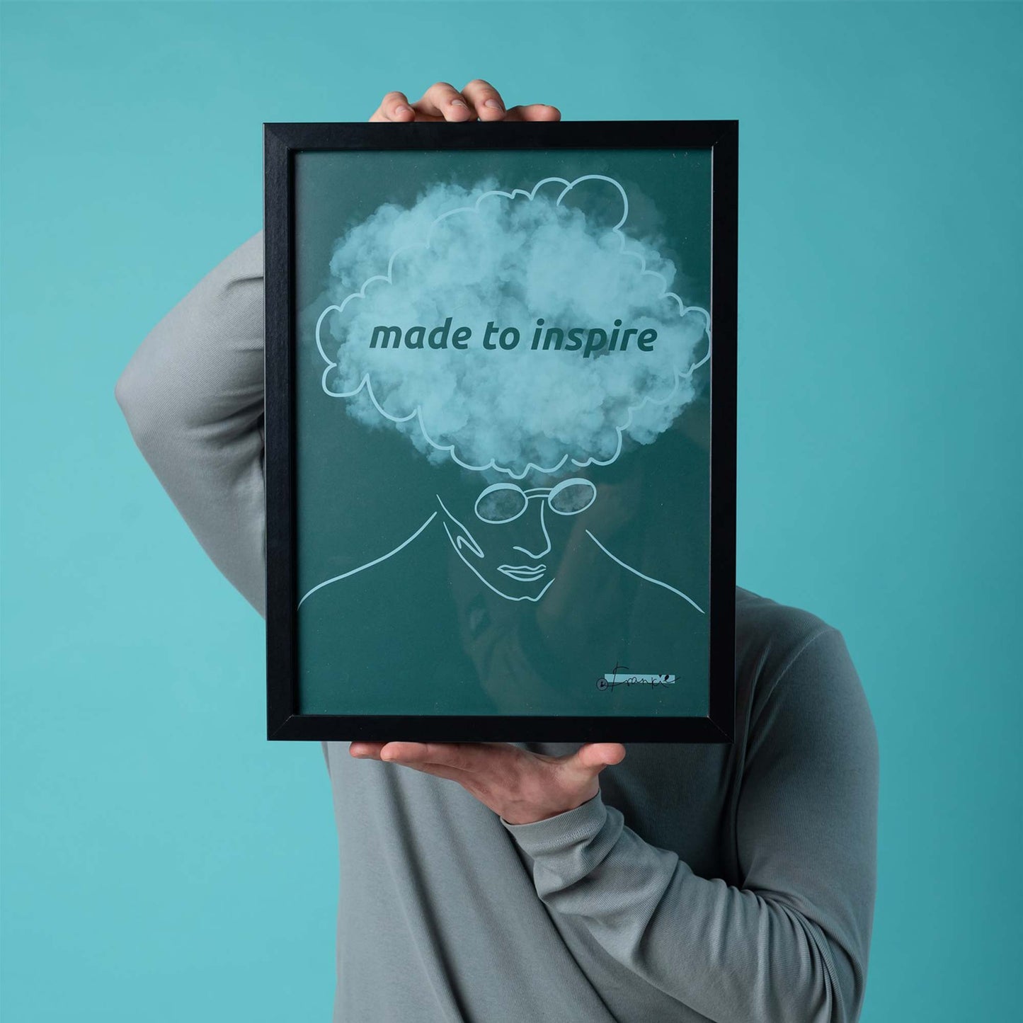 "Made to inspire" poster